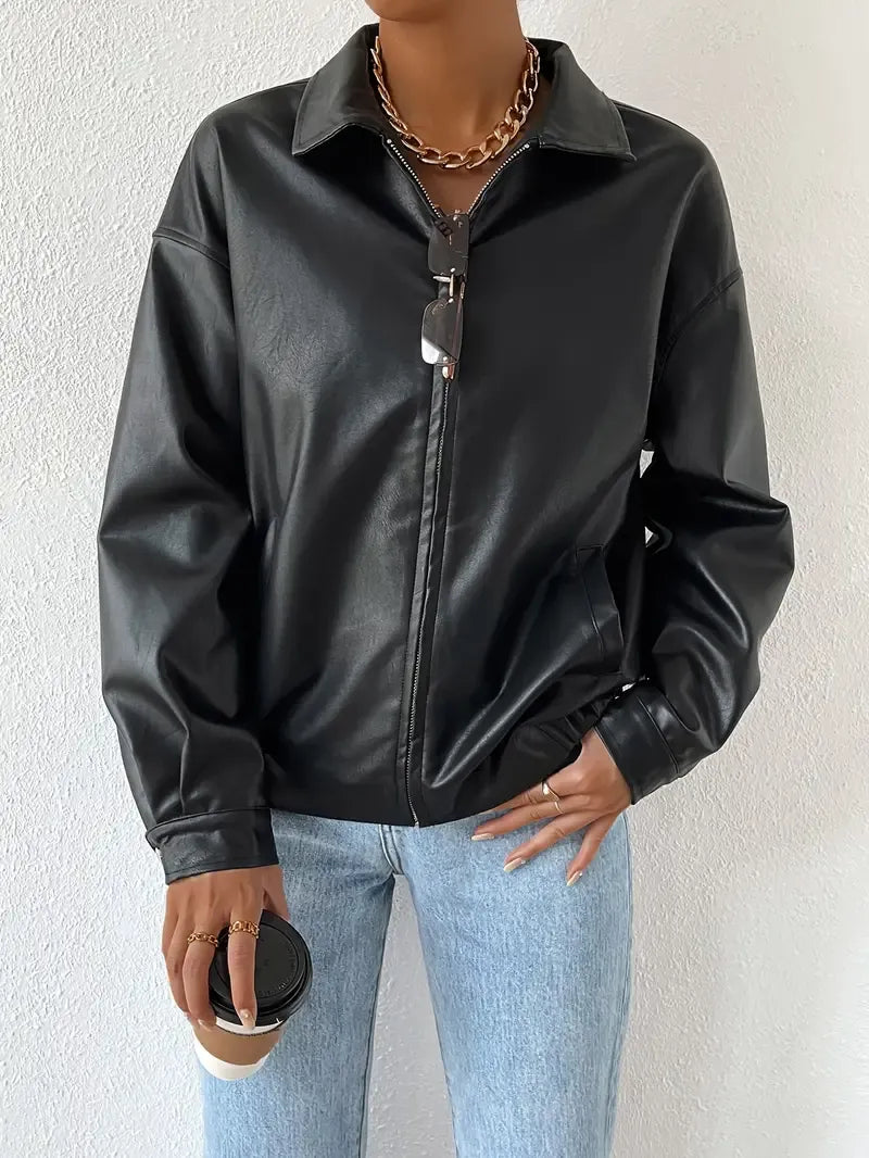 Women's Oversized Zip-Up Jacket – Sutton James Sutton James