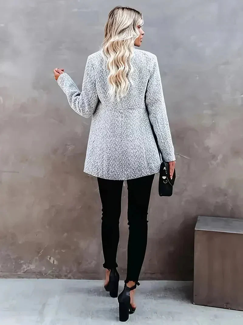 Women's Long Open Front Casual Coat – Sutton James Sutton James