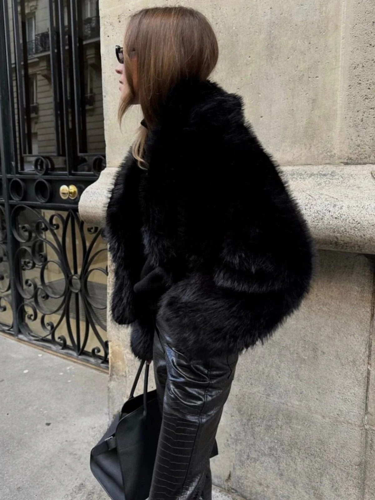 Women's Oversized Faux Fur Coat – Sutton James Sutton James