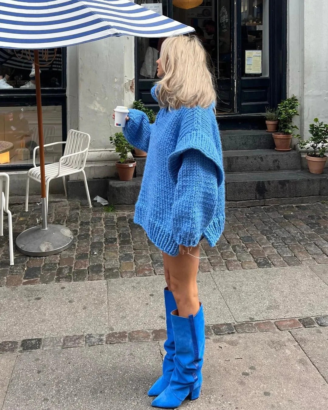 Women's Oversized Chunky Knit Sweater Dress – Sutton James Sutton James