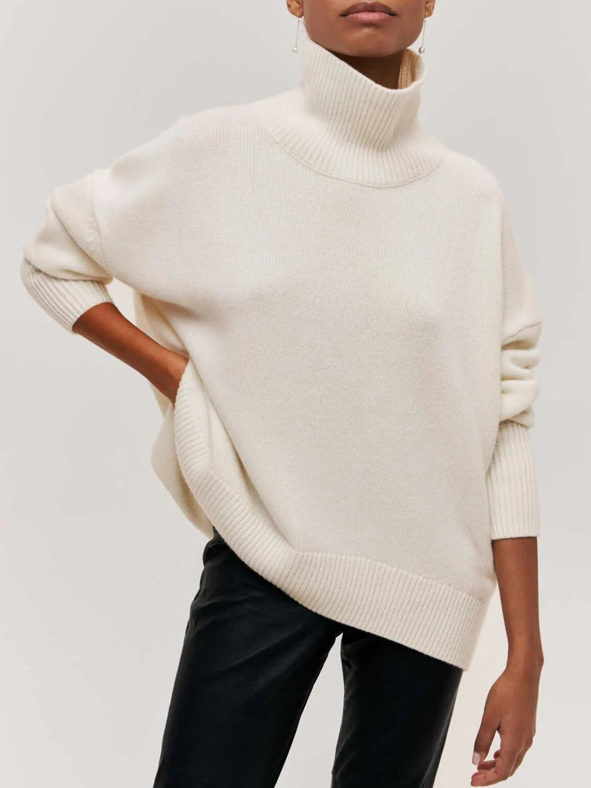 Women's Oversized Turtleneck Sweater – Sutton James Sutton James