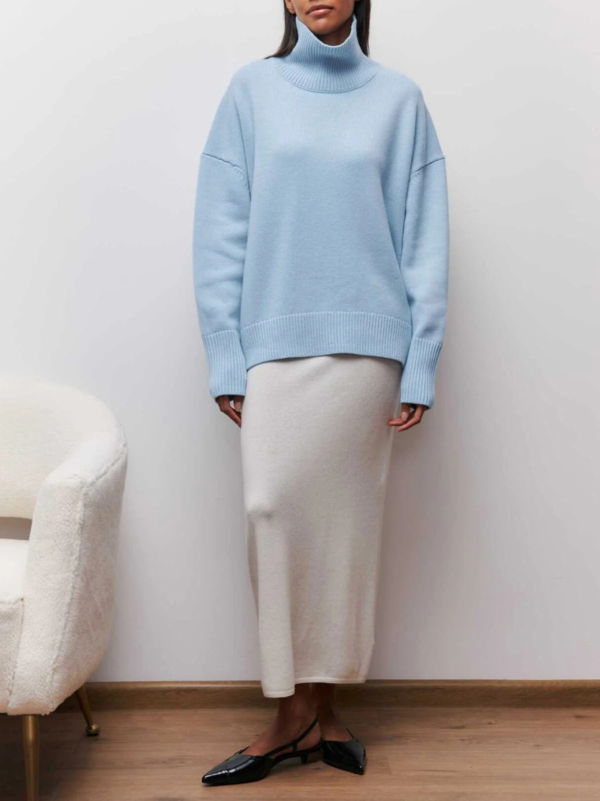 Women's Oversized Turtleneck Sweater – Sutton James Sutton James