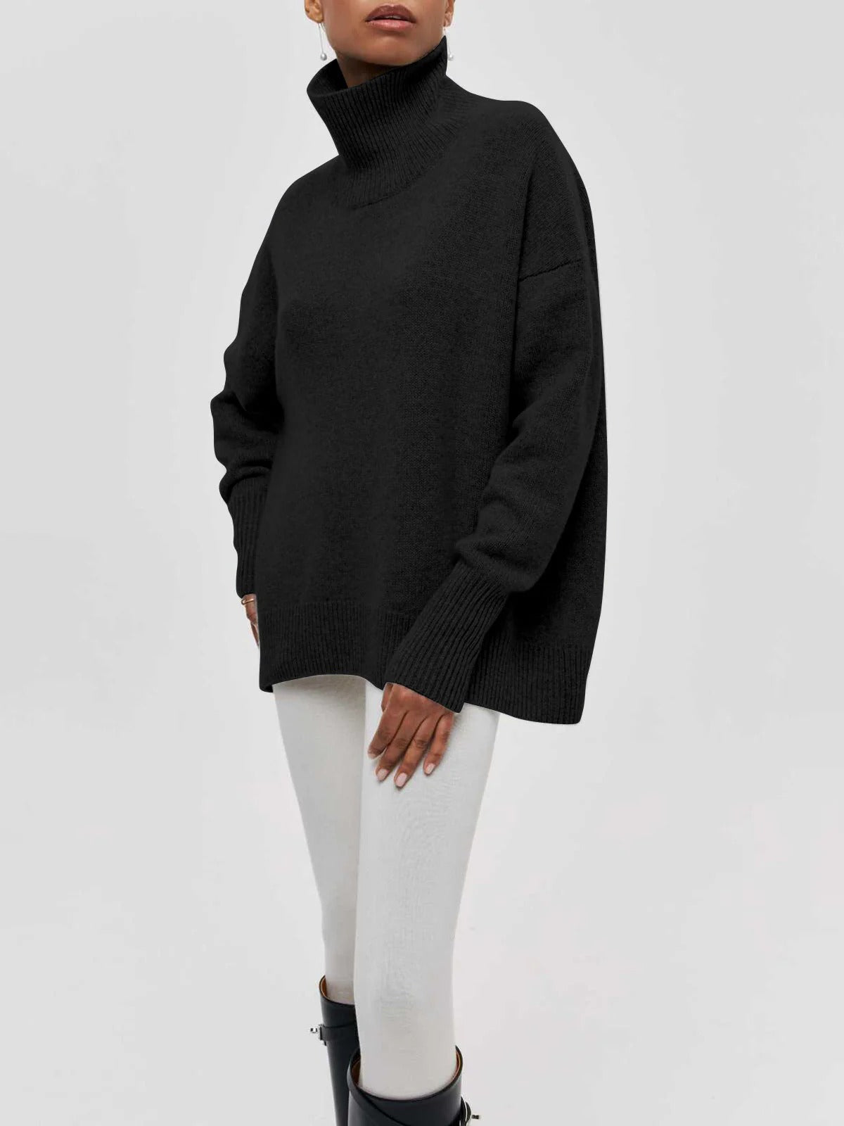 Women's Oversized Turtleneck Sweater – Sutton James Sutton James