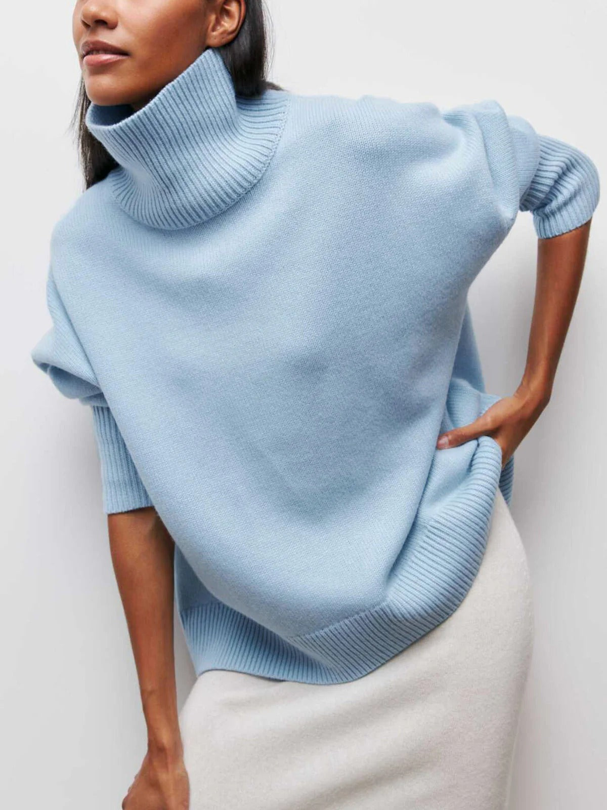 Women's Oversized Turtleneck Sweater – Sutton James Sutton James