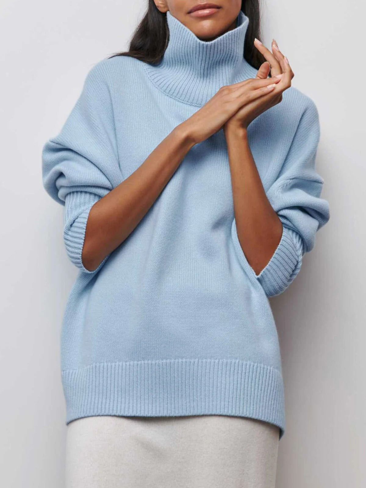 Women's Oversized Turtleneck Sweater – Sutton James Sutton James
