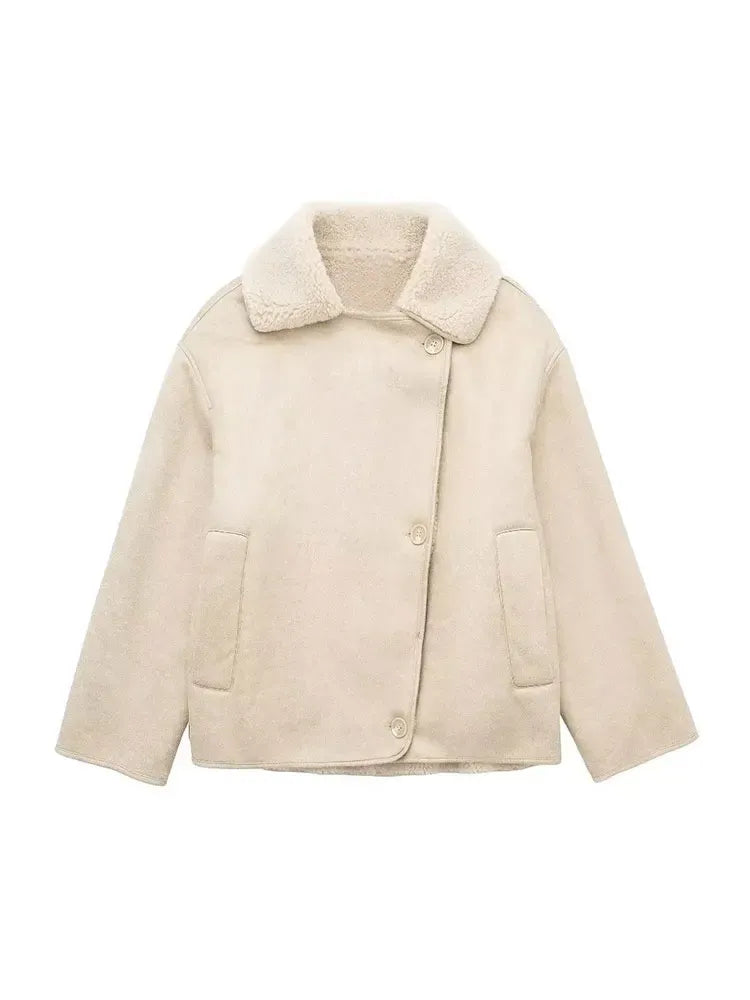 Women's Oversized Sherpa Short Jacket – Sutton James Sutton James