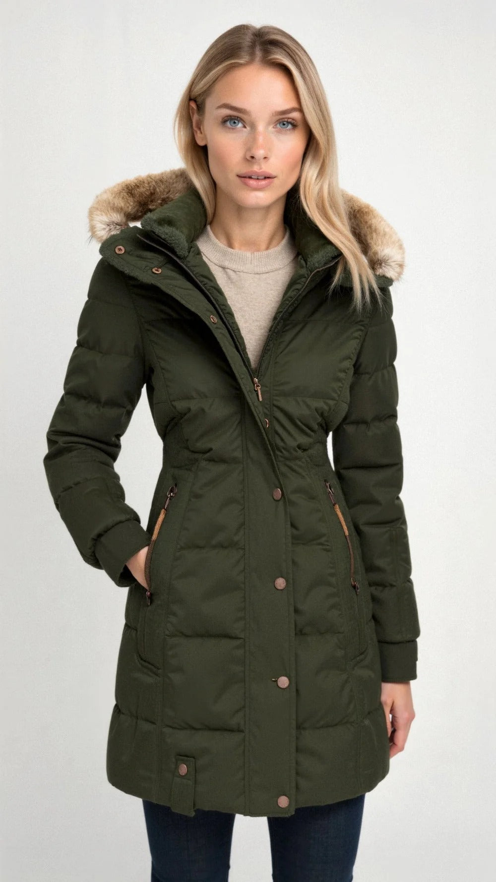 Women's Hooded Puffer Jacket – Sutton James Sutton James