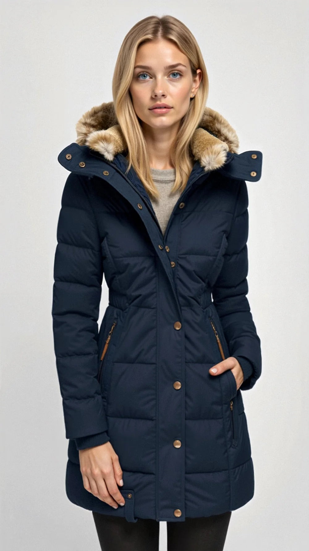 Women's Hooded Puffer Jacket – Sutton James Sutton James