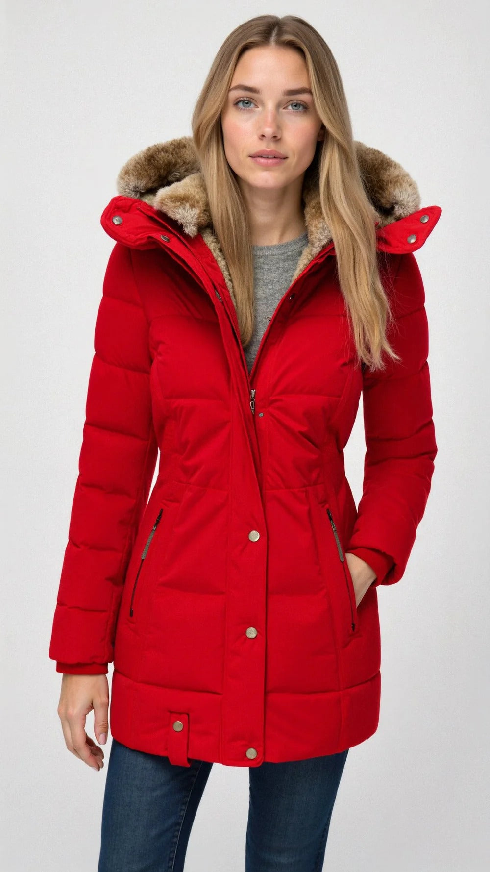 Women's Hooded Puffer Jacket – Sutton James Sutton James