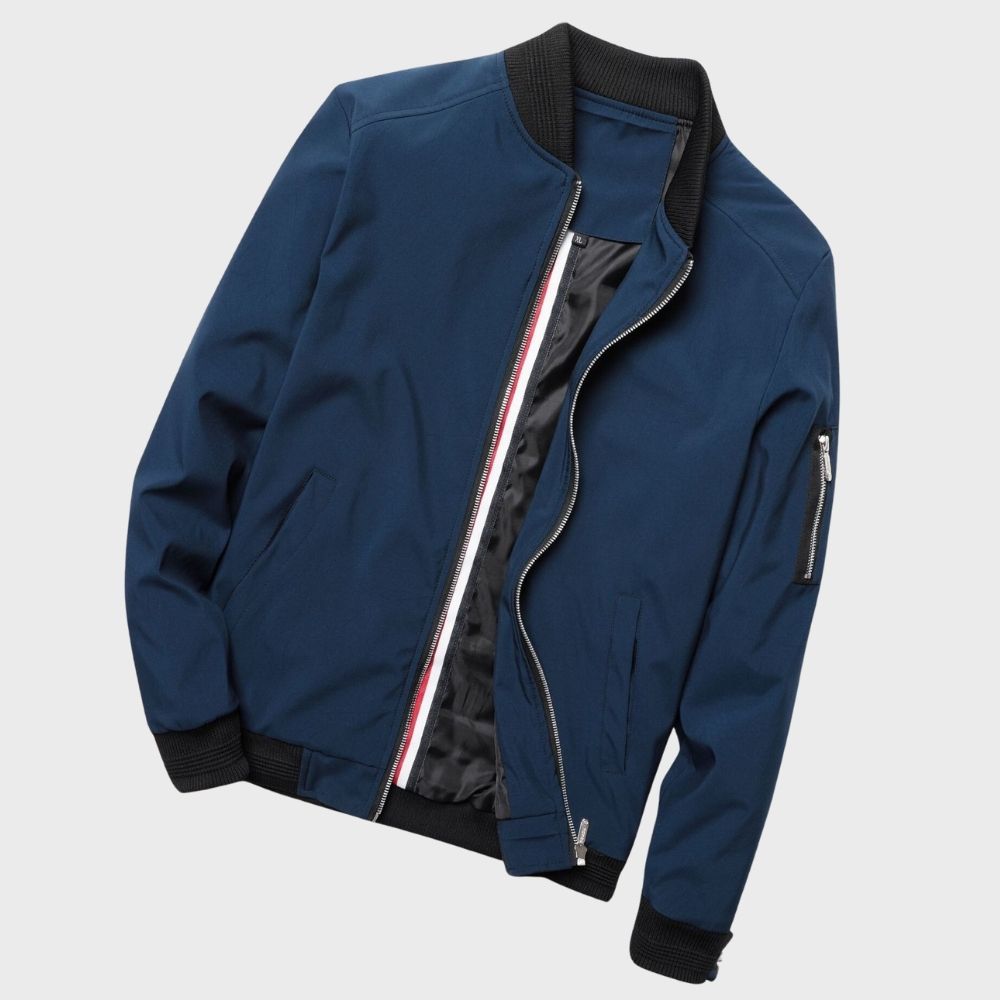 Men's All-Season Bomber Jacket - Lightweight, Breathable, and Stylish for Everyday Wear Sutton James