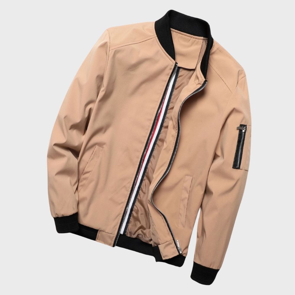 Men's All-Season Bomber Jacket - Lightweight, Breathable, and Stylish for Everyday Wear Sutton James