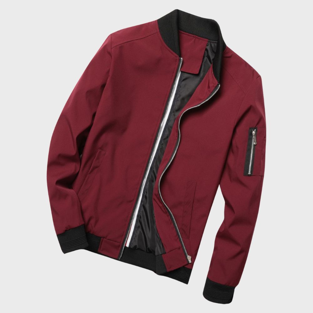 Men's All-Season Bomber Jacket - Lightweight, Breathable, and Stylish for Everyday Wear Sutton James