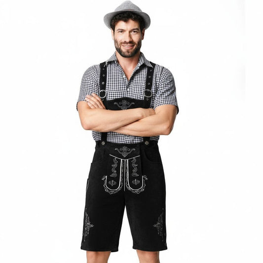 Men's Oktoberfest Leather Shorts - Oktoberfest Party Outfit