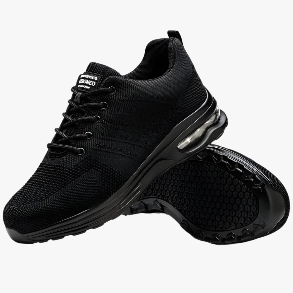 Men’s Safety Work Shoes – Breathable Anti-Crush, Anti-Puncture Footwear for Construction & Outdoor Use Sutton James