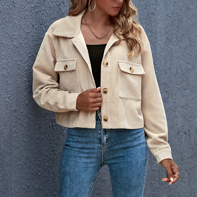 Women's Cropped Corduroy Jacket – Sutton James Sutton James