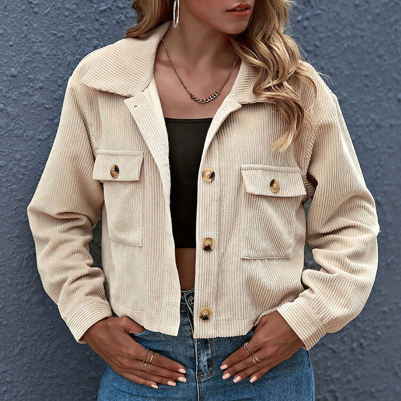 Women's Cropped Corduroy Jacket – Sutton James Sutton James