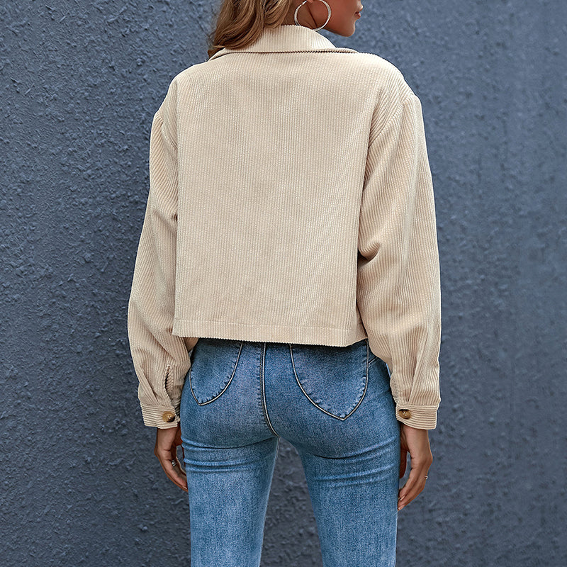 Women's Cropped Corduroy Jacket – Sutton James Sutton James