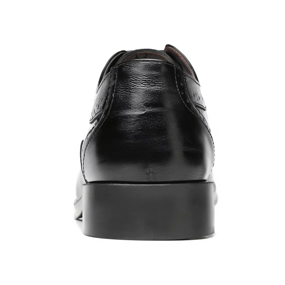 Men's Classic Oxford Dress Shoes with Brogue Detailing Sutton James