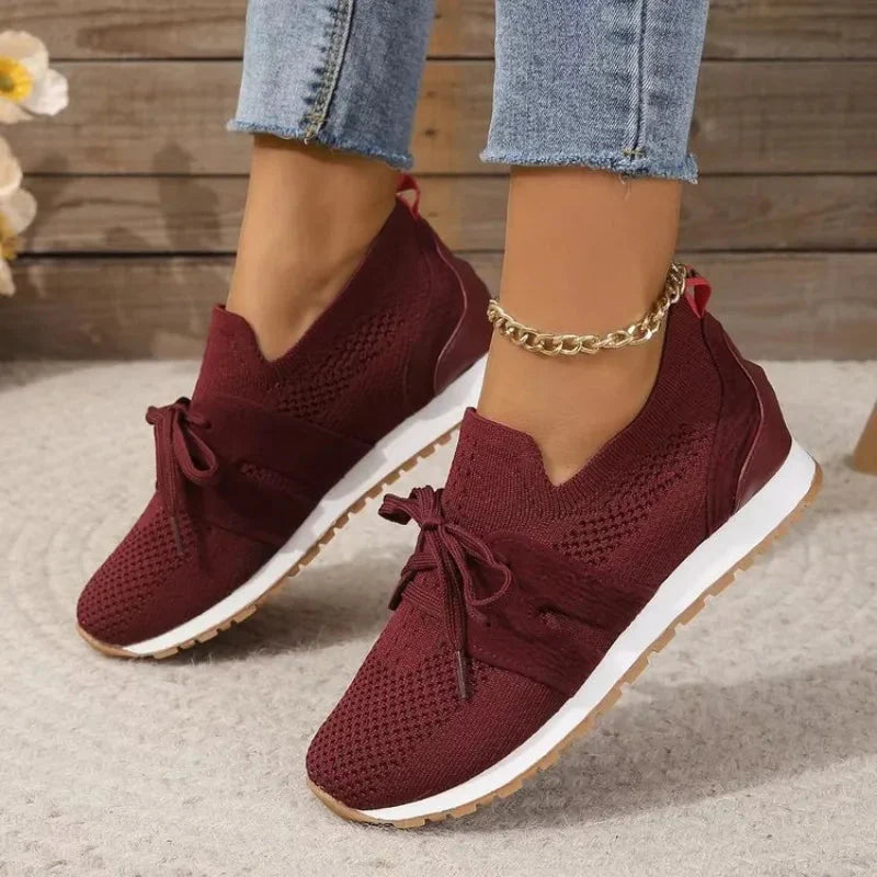Women's mesh lace up shoes for orthopedic purposes Sutton James