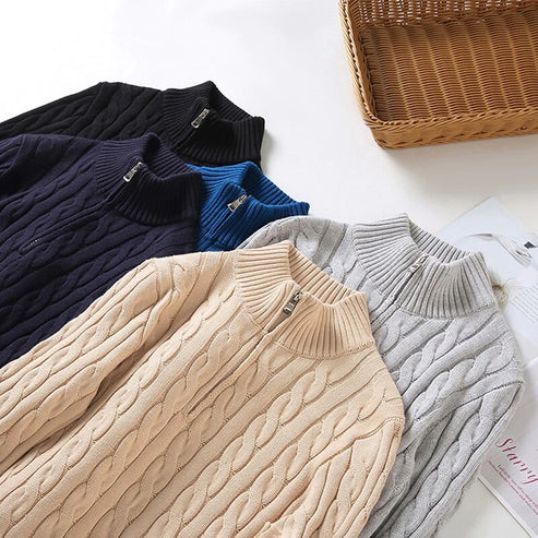 Castello | Old Money Half Zip Sweater Sutton James