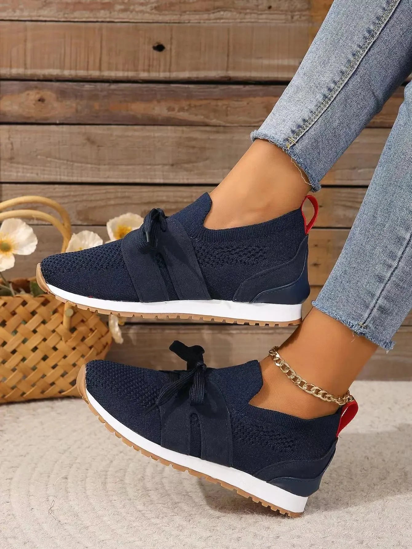Women's mesh lace up shoes for orthopedic purposes Sutton James