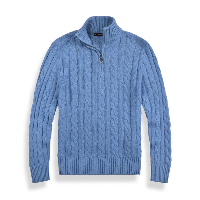 Castello | Old Money Half Zip Sweater Sutton James