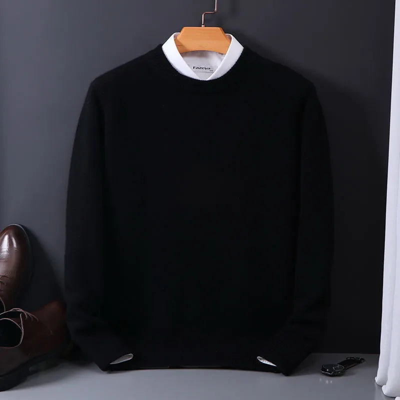 Men's Luxurious Cashmere Pullover Sweater | Ideal for Autumn/Winter Sutton James