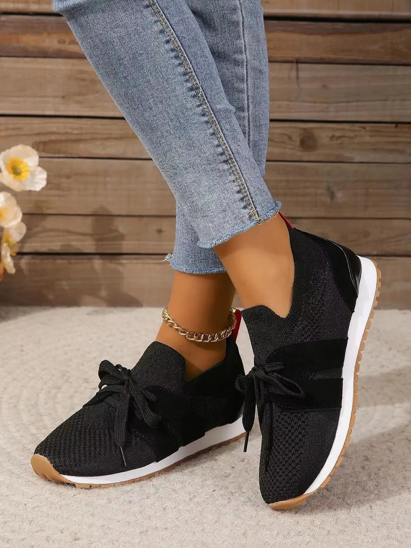 Women's mesh lace up shoes for orthopedic purposes Sutton James
