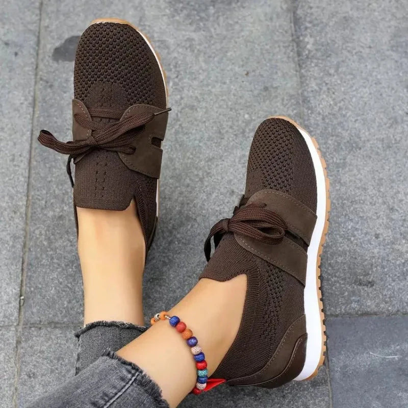 Women's mesh lace up shoes for orthopedic purposes Sutton James