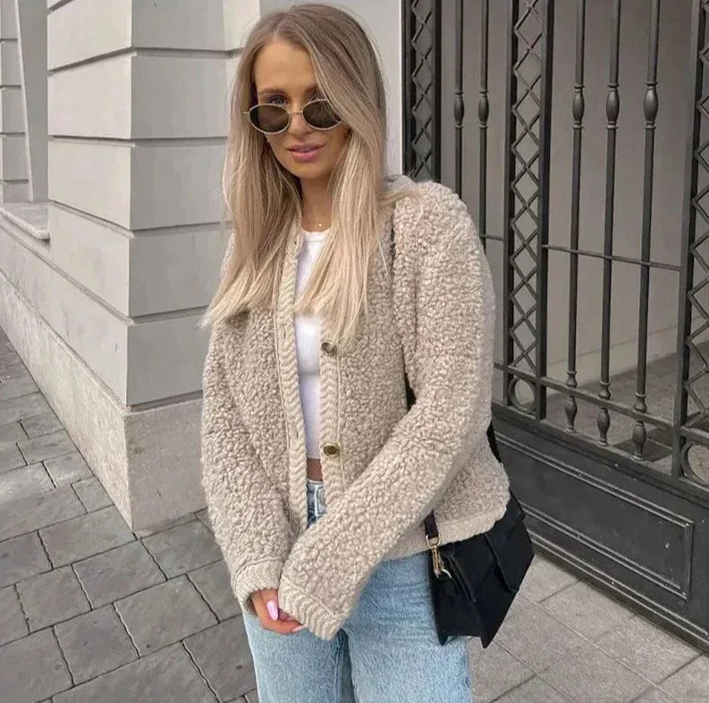 Women's Button-Front Textured Cardigan Sweater – Sutton James Sutton James