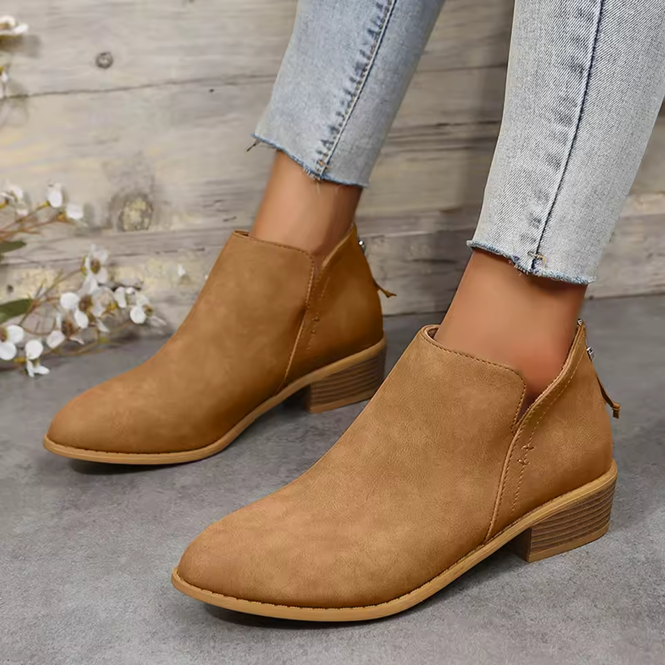 Women's Wedge Heel Pointed Toe Ankle Boots – Sutton James Sutton James