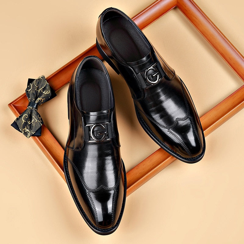 Men's Formal Slip-On Leather Shoes | For Formal Occasions Sutton James