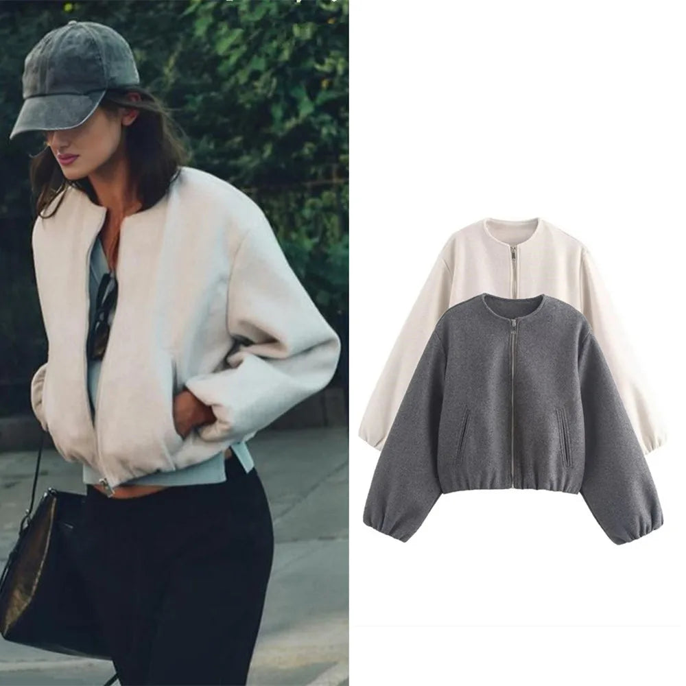 Women's Relaxed Fit Bomber Jacket – Sutton James Sutton James