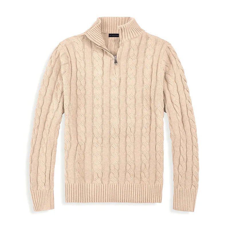 Castello | Old Money Half Zip Sweater Sutton James