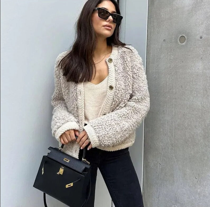 Women's Button-Front Textured Cardigan Sweater – Sutton James Sutton James