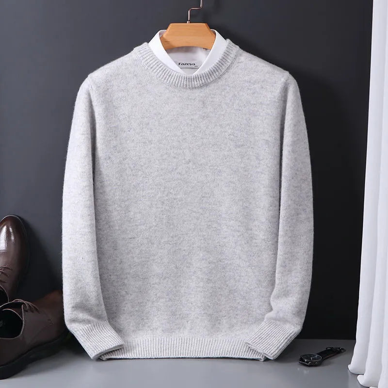 Men's Luxurious Cashmere Pullover Sweater | Ideal for Autumn/Winter Sutton James