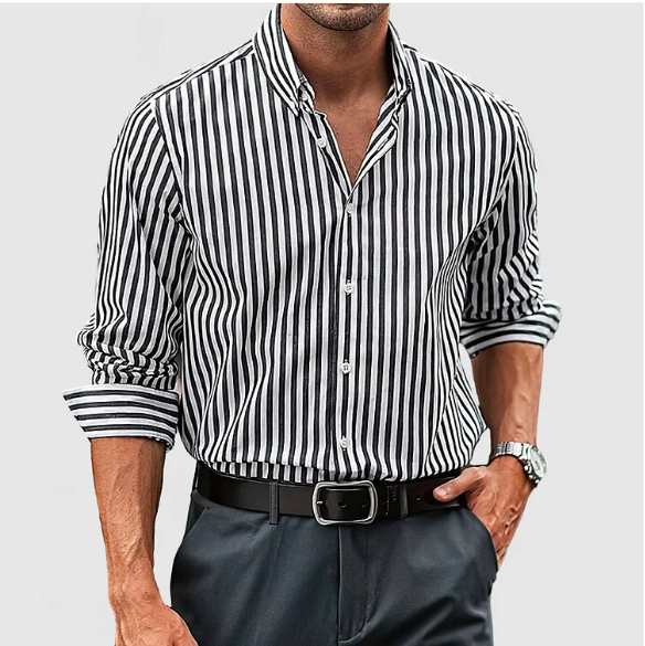 Striped Cotton Shirt – Sutton James Sutton James