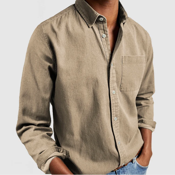 Men's Casual Denim Shirt | Soft Cotton Blend Sutton James