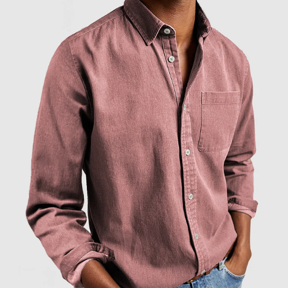 Men's Casual Denim Shirt | Soft Cotton Blend Sutton James