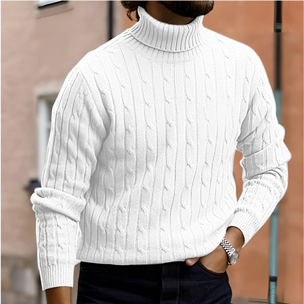 Stylish Men's Roll-Neck Sweater – Sutton James Sutton James
