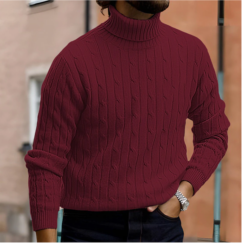 Stylish Men's Roll-Neck Sweater – Sutton James Sutton James