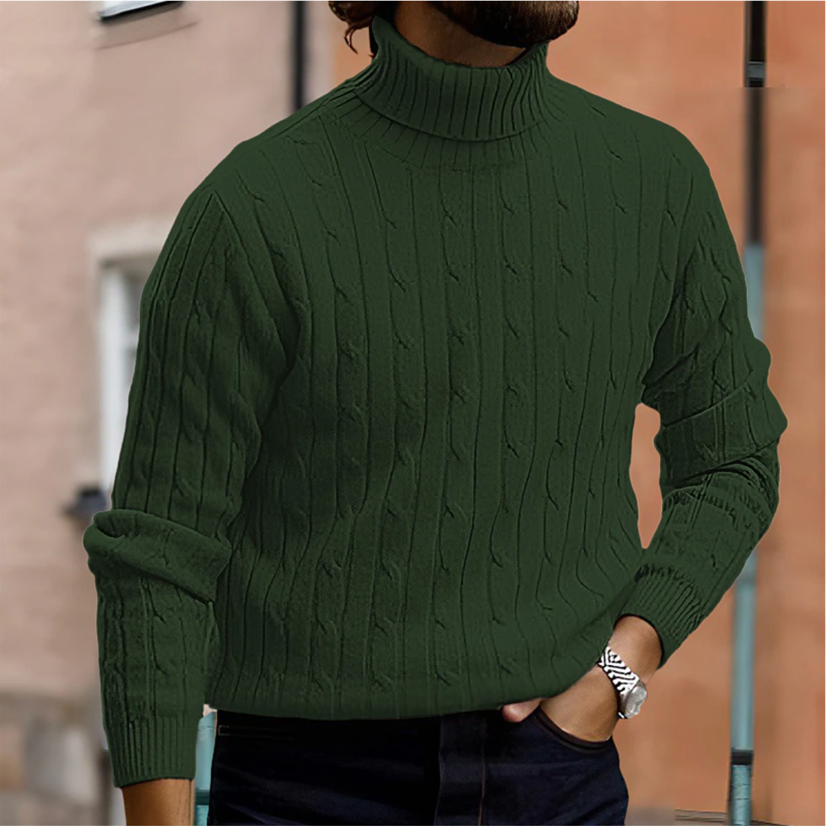 Stylish Men's Roll-Neck Sweater – Sutton James Sutton James