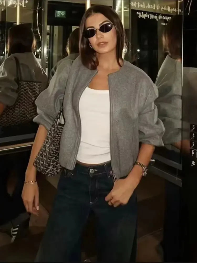 Women's Relaxed Fit Bomber Jacket – Sutton James Sutton James