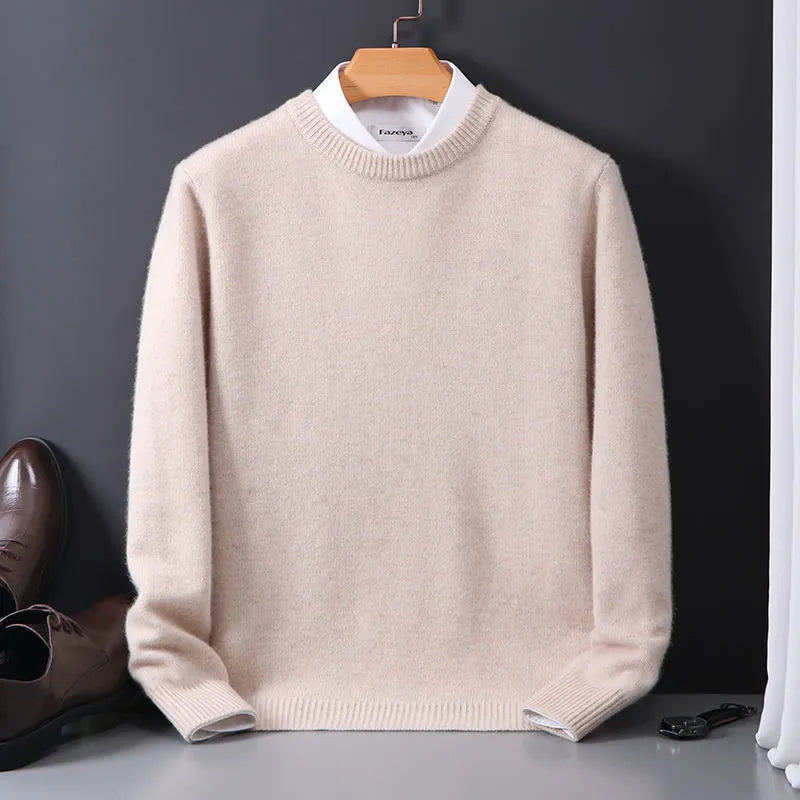 Men's Luxurious Cashmere Pullover Sweater | Ideal for Autumn/Winter Sutton James
