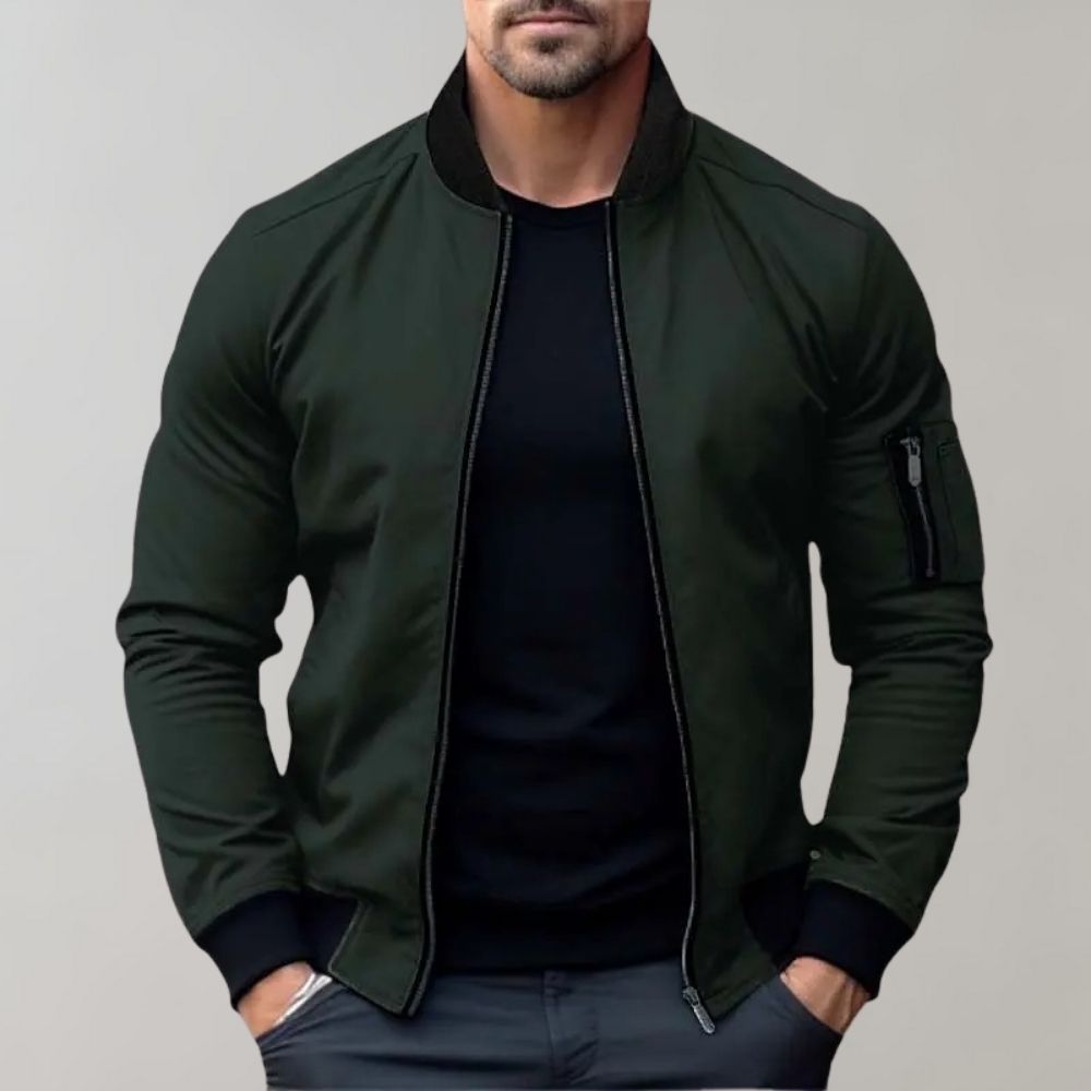 Men's All-Season Bomber Jacket - Lightweight, Breathable, and Stylish for Everyday Wear Sutton James