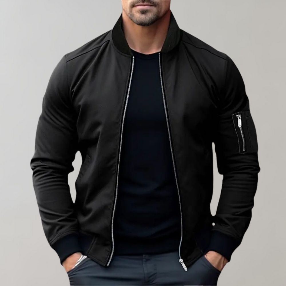 Men's All-Season Bomber Jacket - Lightweight, Breathable, and Stylish for Everyday Wear Sutton James