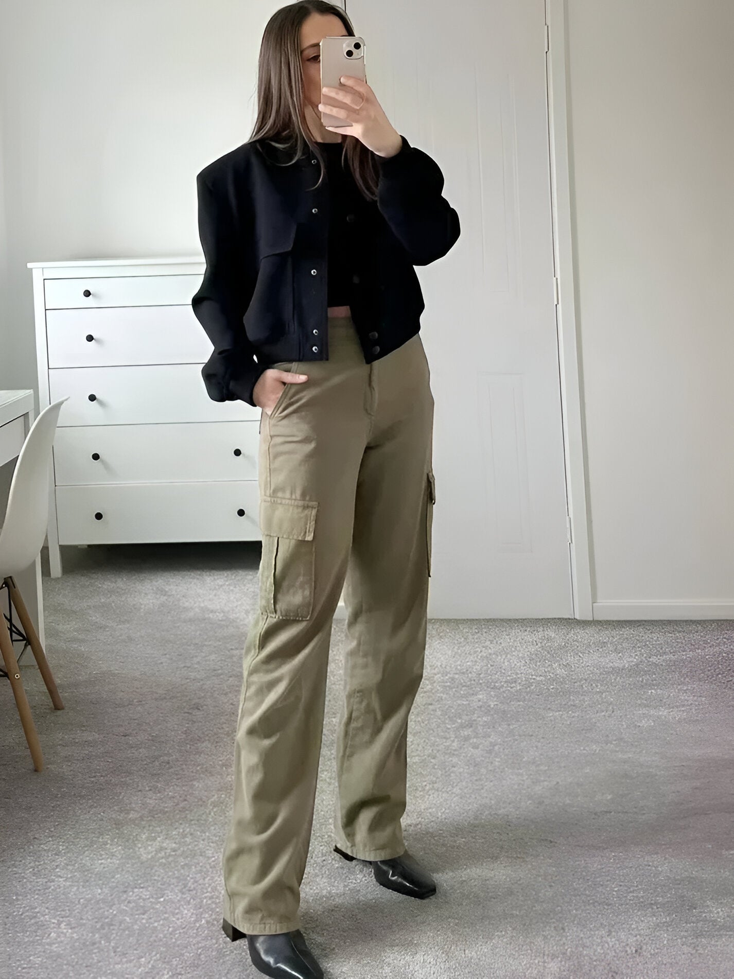 Women's Cropped Bomber Jacket – Sutton James Sutton James