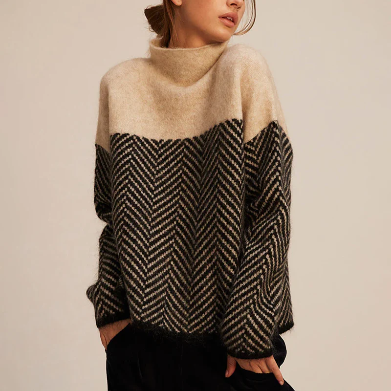 Eireann Sweater | Soft Cashmere Turtleneck Sweater Sutton James