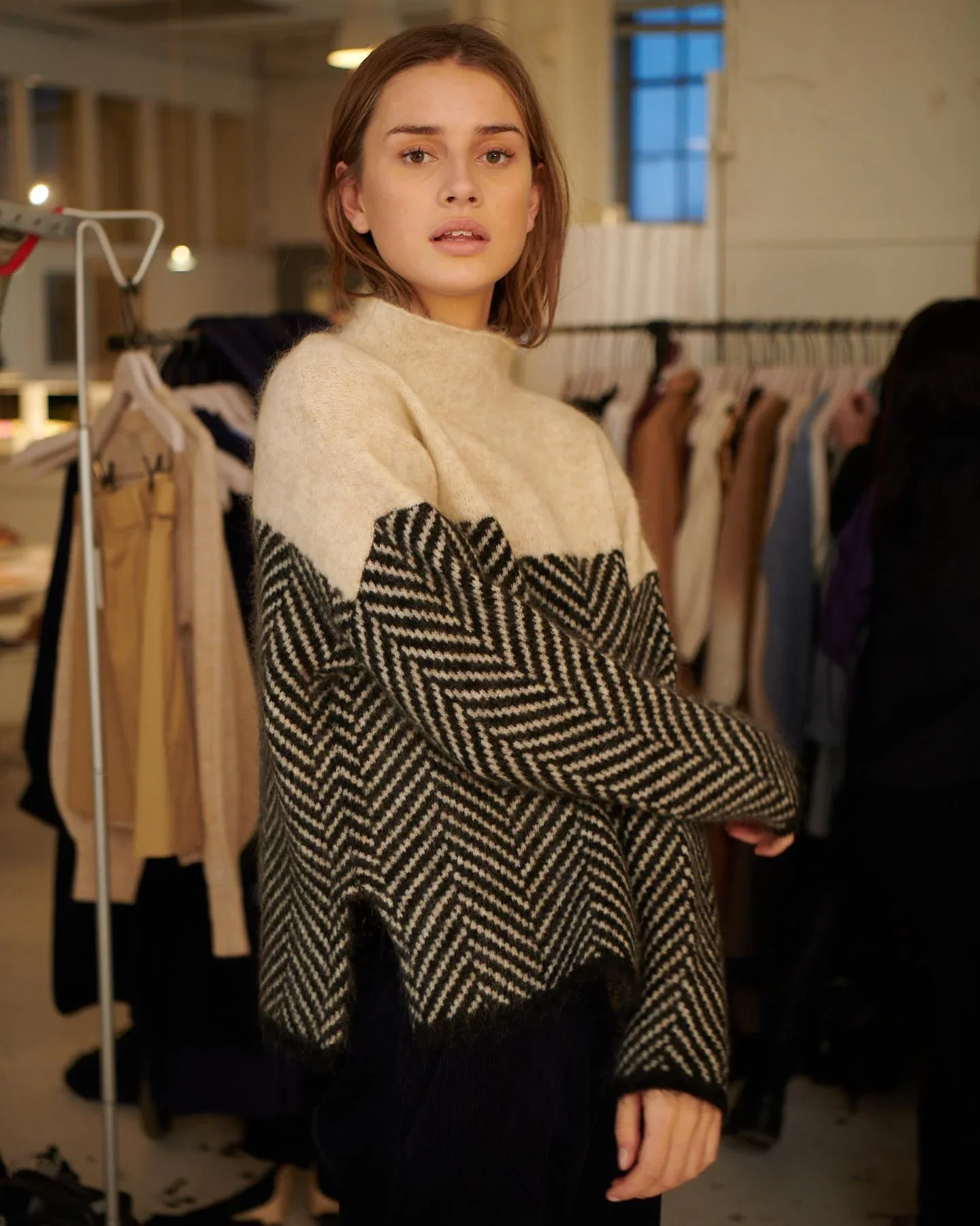 Eireann Sweater | Soft Cashmere Turtleneck Sweater Sutton James