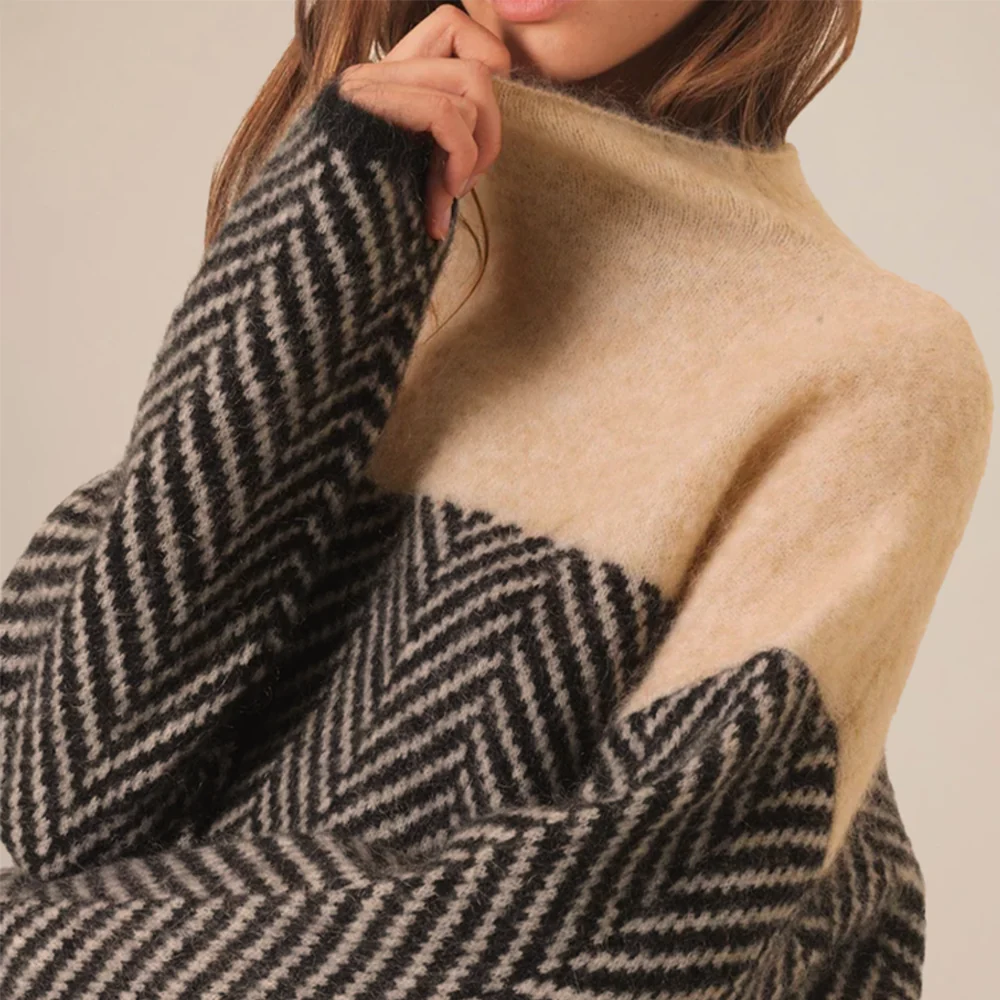 Eireann Sweater | Soft Cashmere Turtleneck Sweater Sutton James